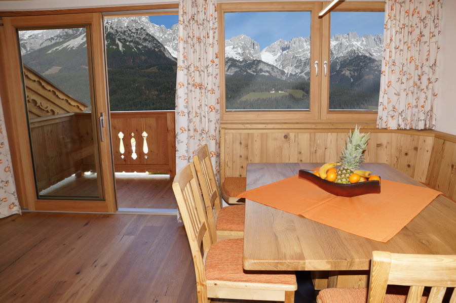 Appart Wilder Kaiser Sitzecke